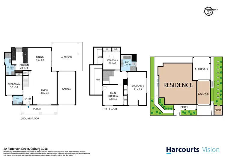 Floorplan of Homely house listing, 2A Patterson Street, Coburg VIC 3058