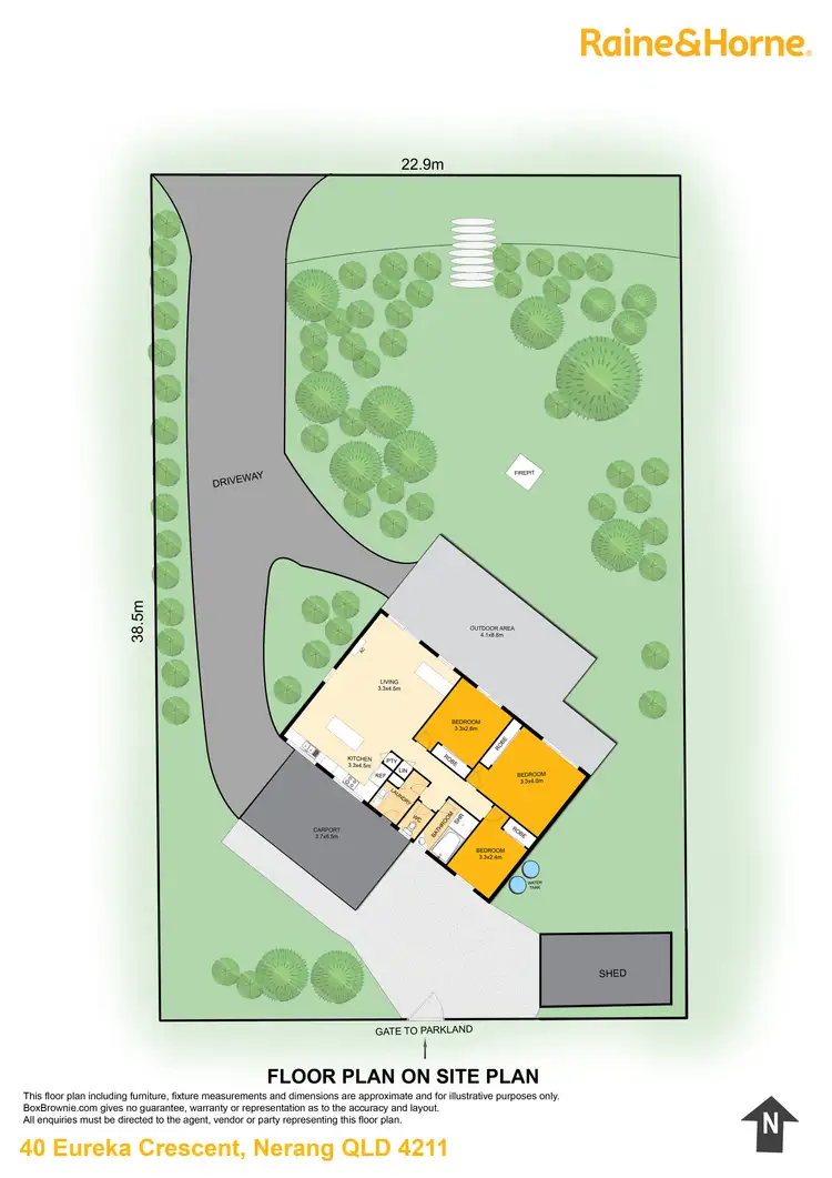 Floorplan of Homely house listing, 40 Eureka Crescent, Nerang QLD 4211