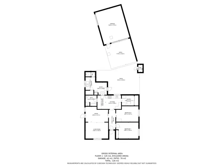 Floorplan of Homely house listing, 67 Gooda Street, Tongala VIC 3621