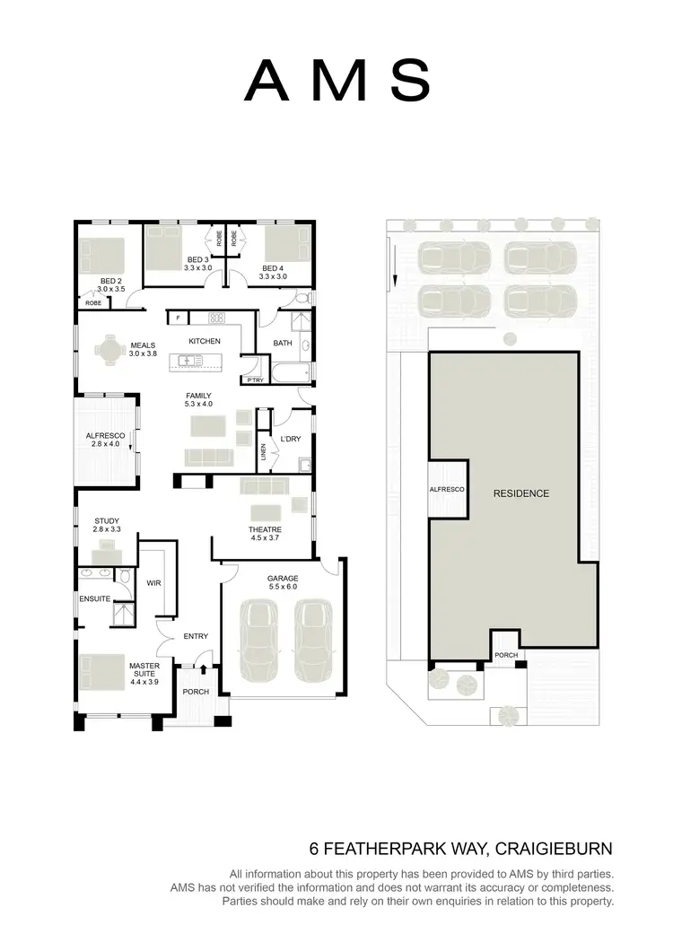 Floorplan of Homely house listing, 6 Featherpark Way, Craigieburn VIC 3064