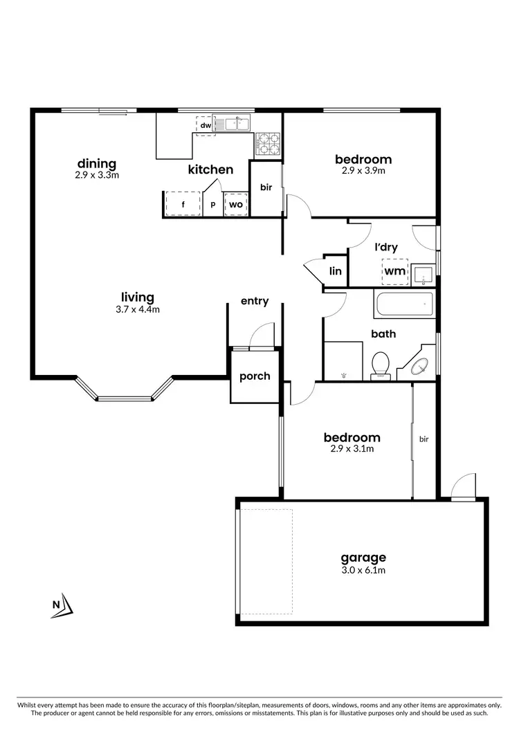 Floorplan of Homely house listing, 2/3 Melbourne Road, Williamstown VIC 3016