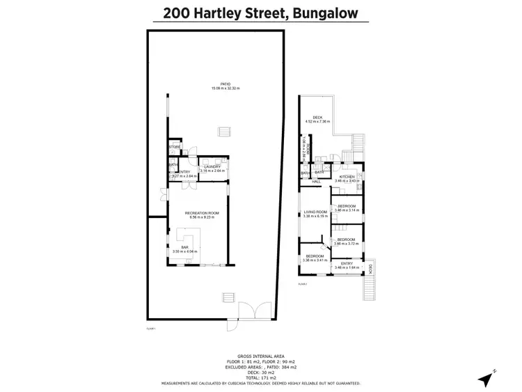 Floorplan of Homely house listing, 200 Hartley Street, Bungalow QLD 4870
