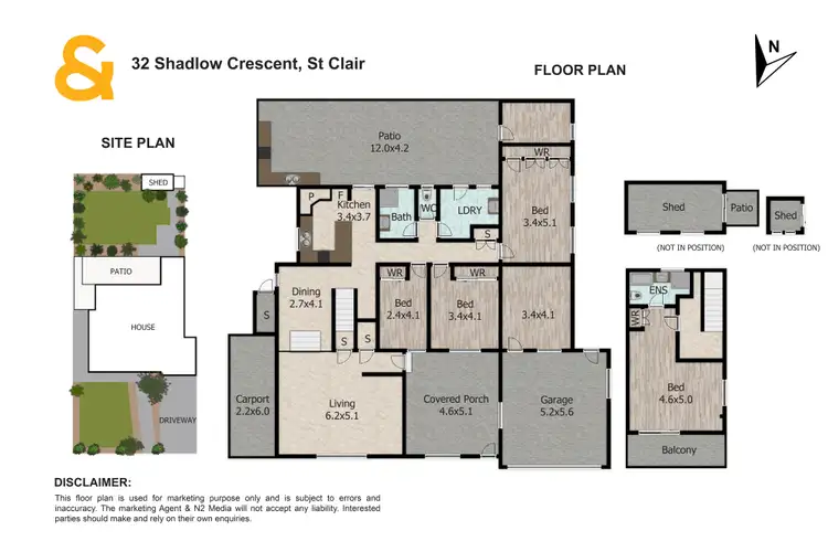 Floorplan of Homely house listing, 32 Shadlow Crescent, St Clair NSW 2759