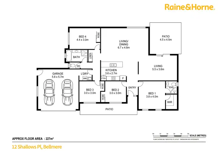 Floorplan of Homely house listing, 12 Shallows Place, Bellmere QLD 4510
