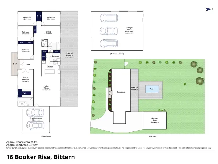 Floorplan of Homely house listing, 16 Booker Rise, Bittern VIC 3918