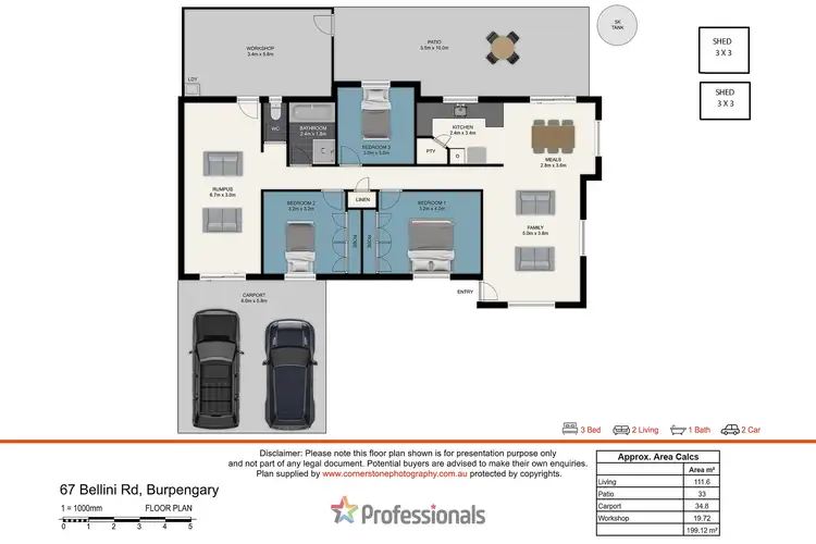 Floorplan of Homely house listing, 67 Bellini Road, Burpengary QLD 4505