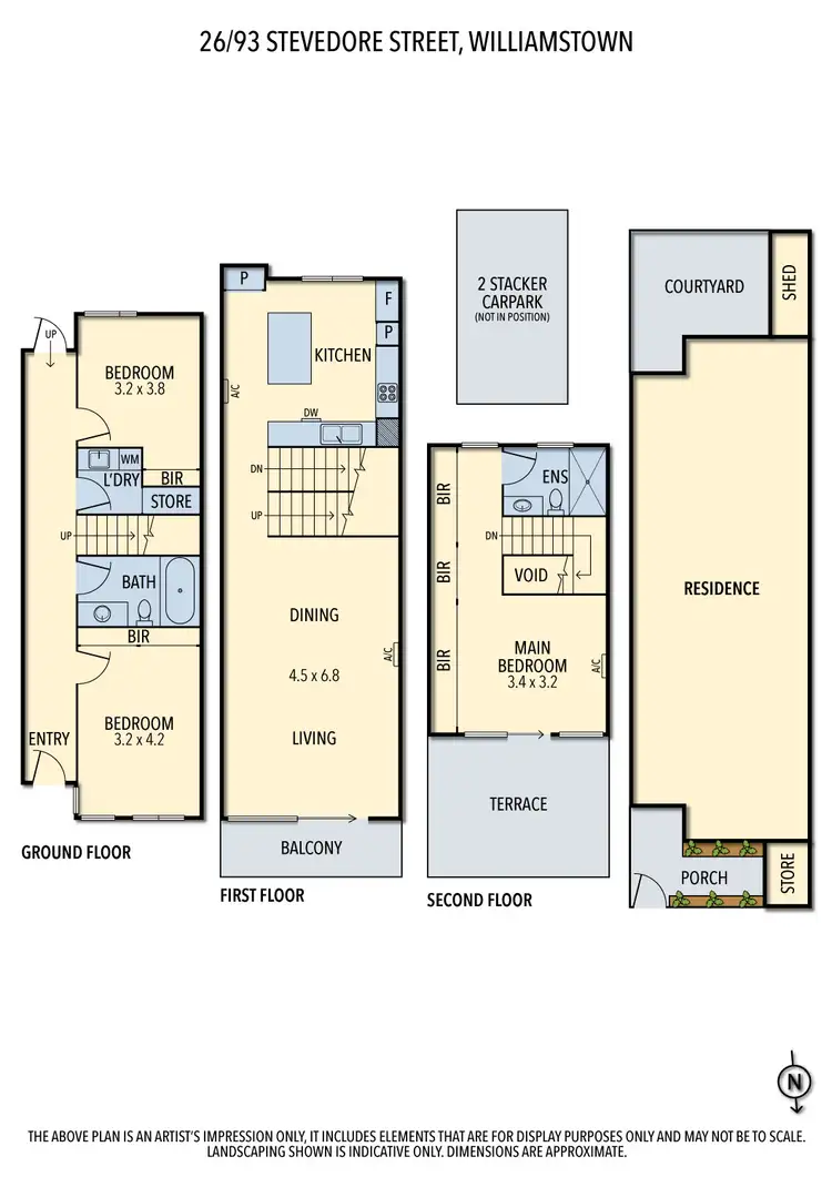 Floorplan of Homely house listing, 26/93 Stevedore Street, Williamstown VIC 3016