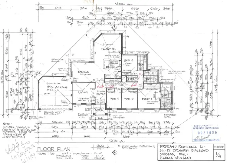 Floorplan of Homely house listing, 30 Brushfoot Boulevard, Success WA 6164