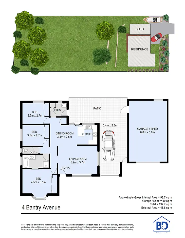 Floorplan of Homely house listing, 4 Bantry Avenue, Burpengary QLD 4505