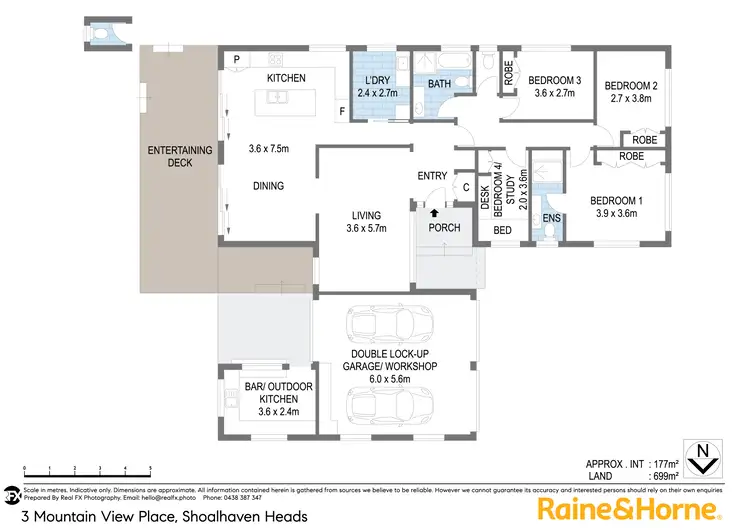 Floorplan of Homely house listing, 3 Mountain View Place, Shoalhaven Heads NSW 2535