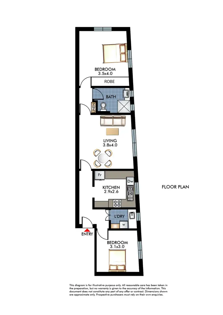 Floorplan of Homely apartment listing, 12/175 Victoria Road, Bellevue Hill NSW 2023