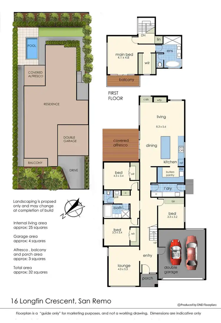 Floorplan of Homely house listing, 16 Longfin Crescent, San Remo VIC 3925