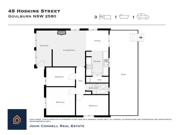 Floorplan of Homely house listing, 45 Hoskins Street, Goulburn NSW 2580
