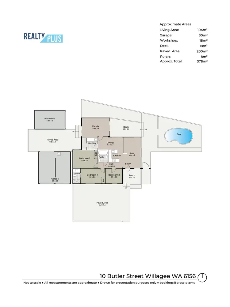 Floorplan of Homely house listing, 10 Butler Street, Willagee WA 6156
