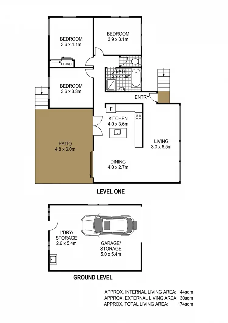 Floorplan of Homely house listing, 21 Penambul Crescent, Ferny Hills QLD 4055