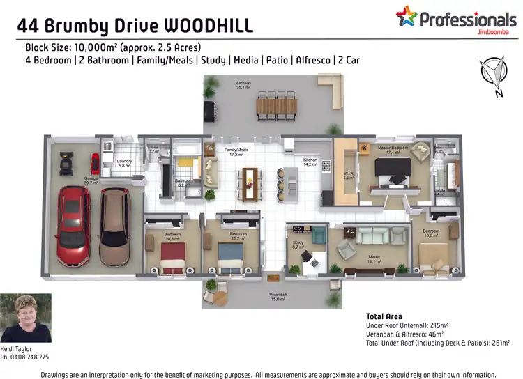 Floorplan of Homely house listing, 44-48 Brumby Drive, Woodhill QLD 4285