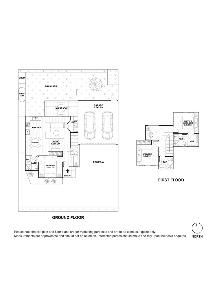 Floorplan of Homely townhouse listing, 2/23 Vasey Avenue, Mount Waverley VIC 3149