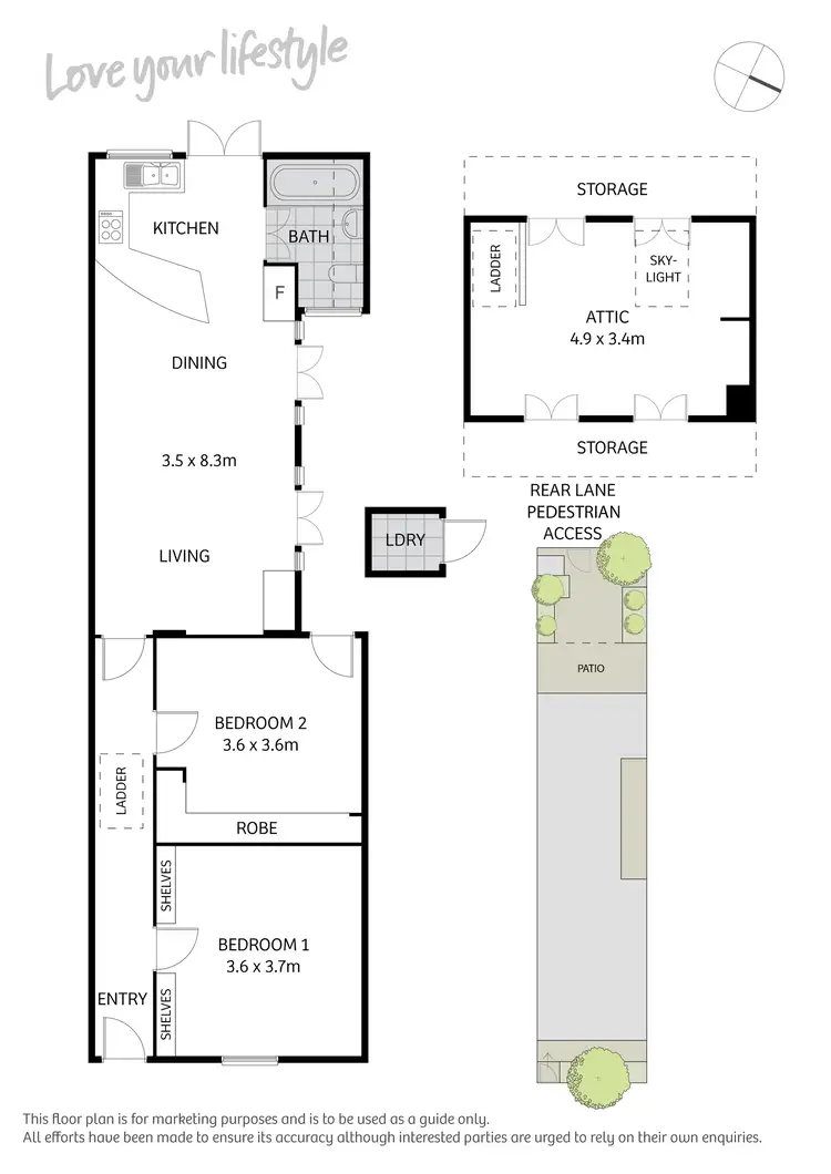 Floorplan of Homely house listing, 107 Probert Street, Newtown NSW 2042