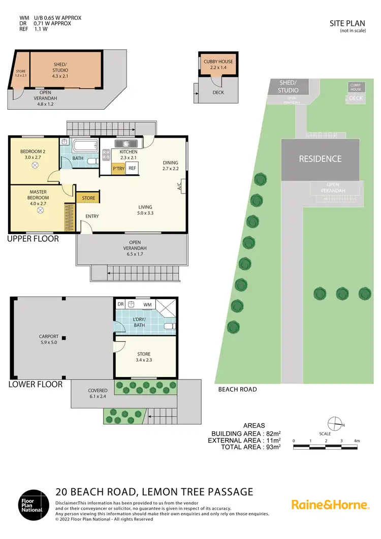 Floorplan of Homely house listing, 20 Beach Road, Lemon Tree Passage NSW 2319