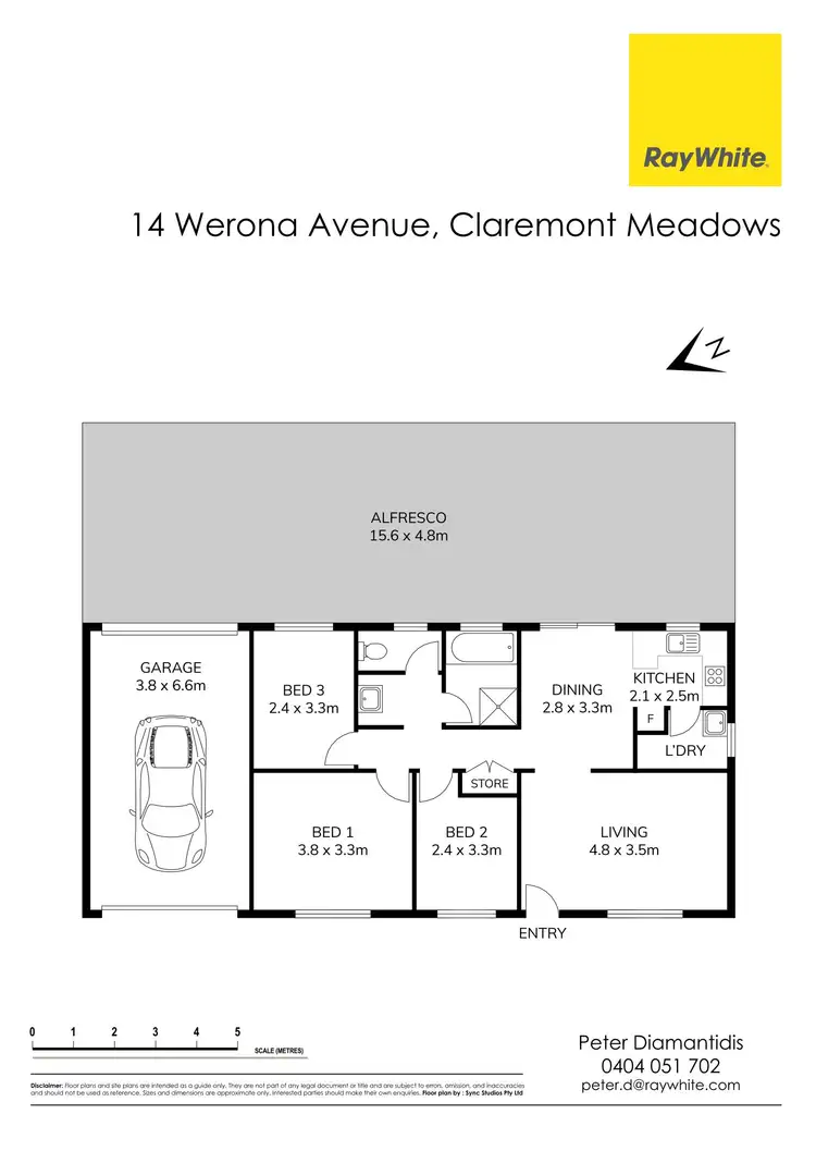 Floorplan of Homely house listing, 14 Werona Avenue, Claremont Meadows NSW 2747