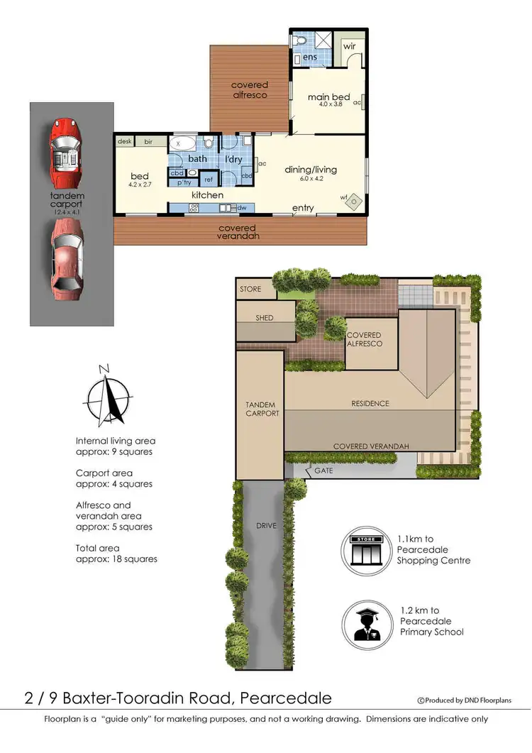 Floorplan of Homely house listing, 2/9 Baxter-Tooradin Road, Pearcedale VIC 3912