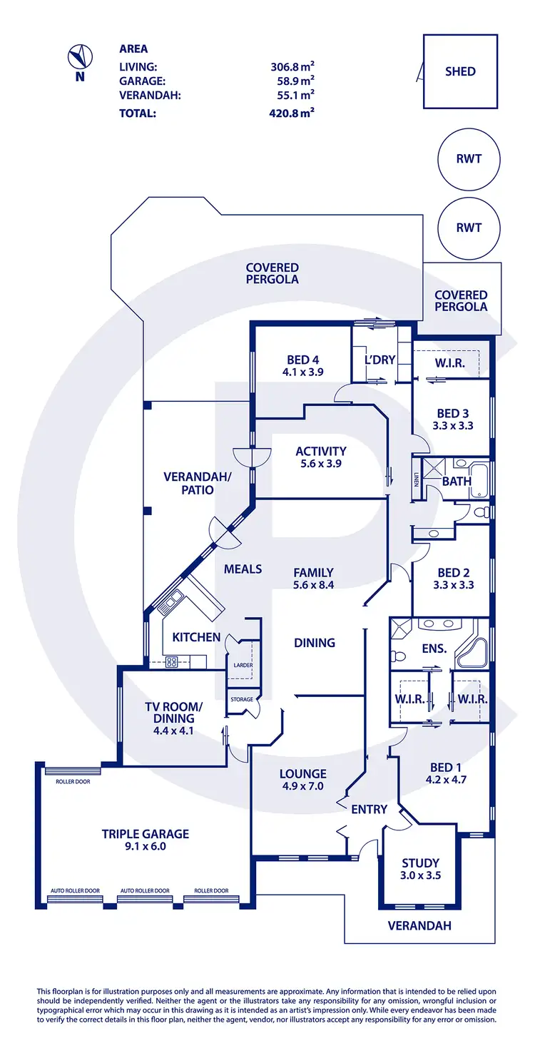 Floorplan of Homely house listing, 3 Wellow Crescent, Mount Barker SA 5251