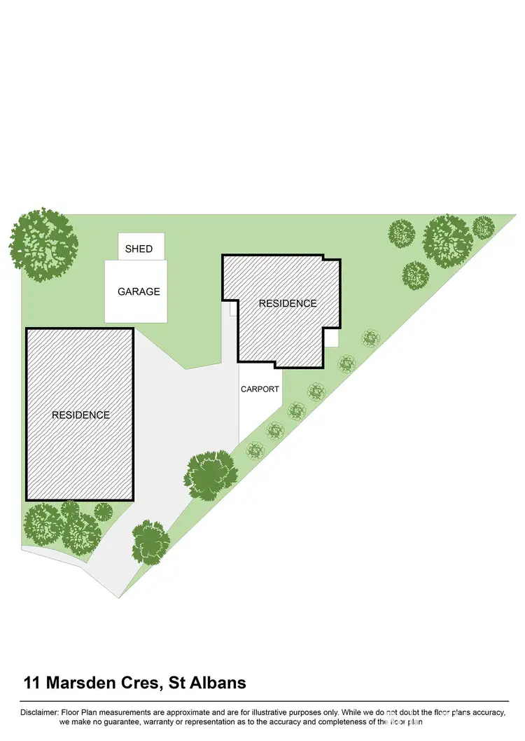 Floorplan of Homely house listing, 11 Marsden Crescent, St Albans VIC 3021