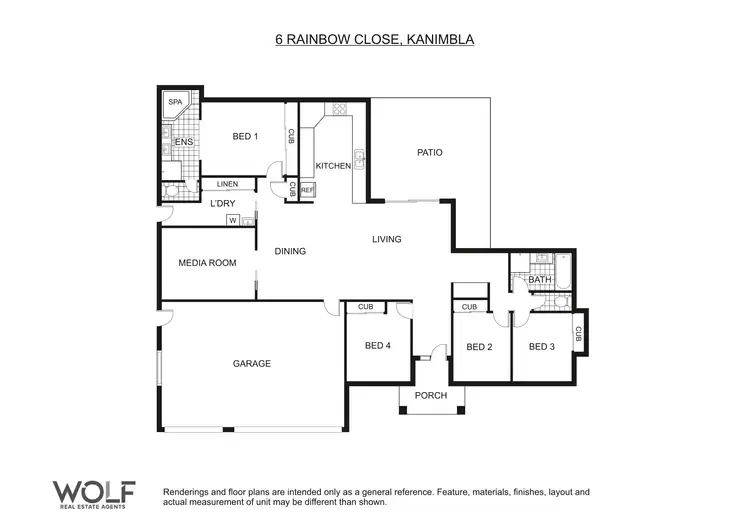 Floorplan of Homely house listing, 6 Rainbow Street, Kanimbla QLD 4870