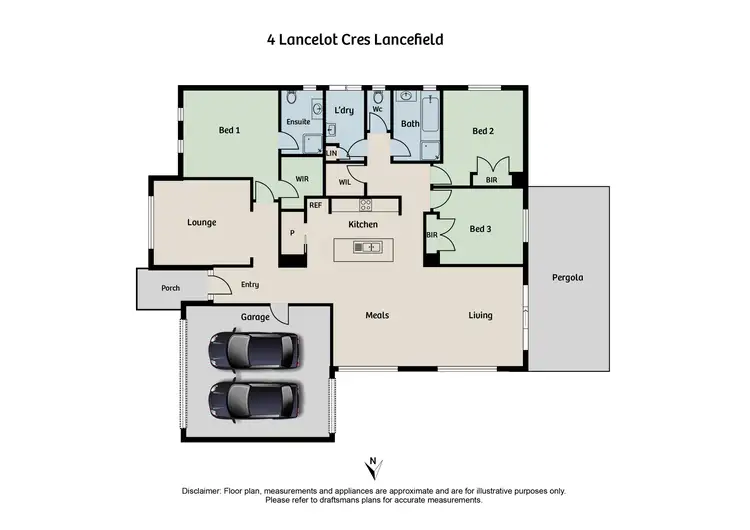 Floorplan of Homely house listing, 4 Lancelot Crescent, Lancefield VIC 3435
