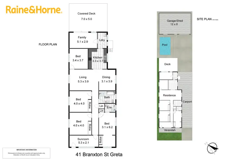 Floorplan of Homely house listing, 41 Branxton Street, Greta NSW 2334