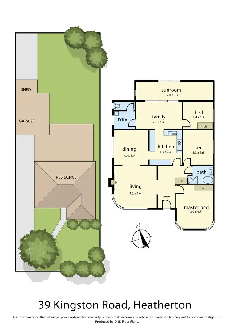 Floorplan of Homely house listing, 39 Kingston Road, Heatherton VIC 3202