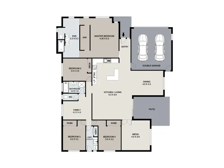 Floorplan of Homely house listing, 5 Brando Lane, West Gladstone QLD 4680