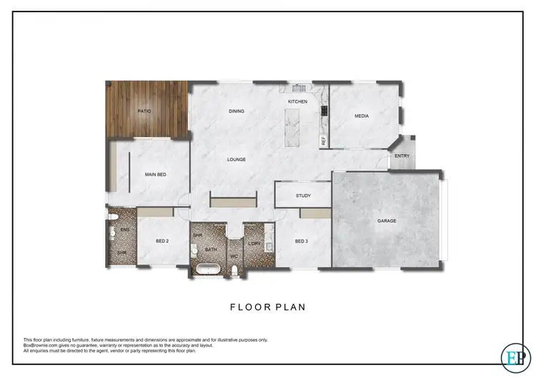 Floorplan of Homely rural property listing, 33 Carrington Road, Carrington QLD 4883