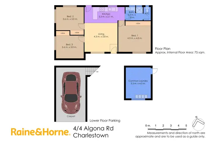 Floorplan of Homely unit listing, 4/4 Algona Road, Charlestown NSW 2290