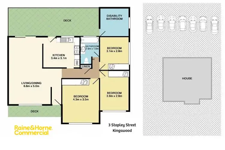 Floorplan of Homely house listing, 3 Stapley Street, Kingswood NSW 2747