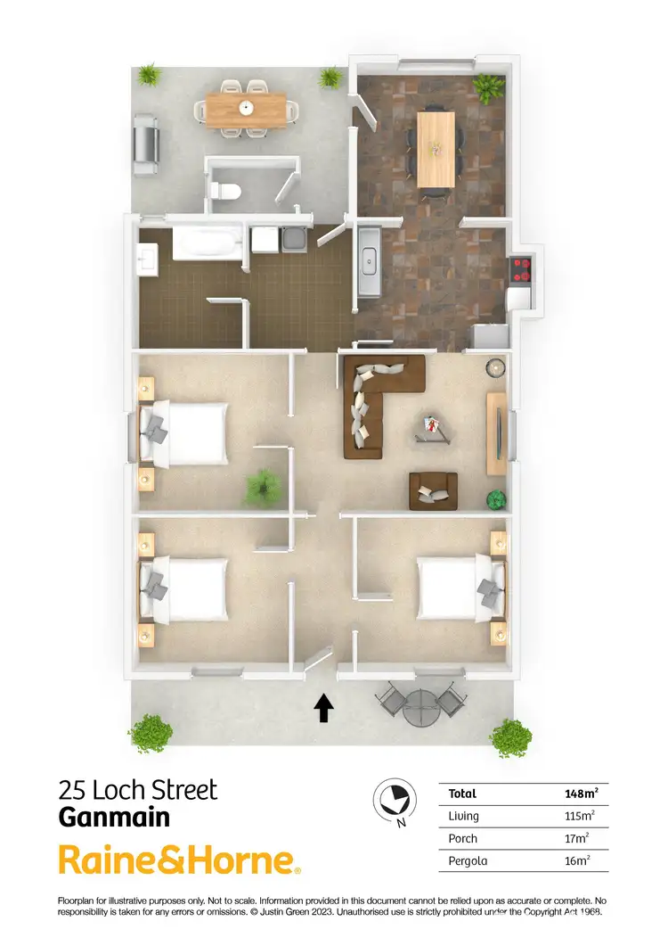 Floorplan of Homely house listing, 25 Loch Street, Ganmain NSW 2702