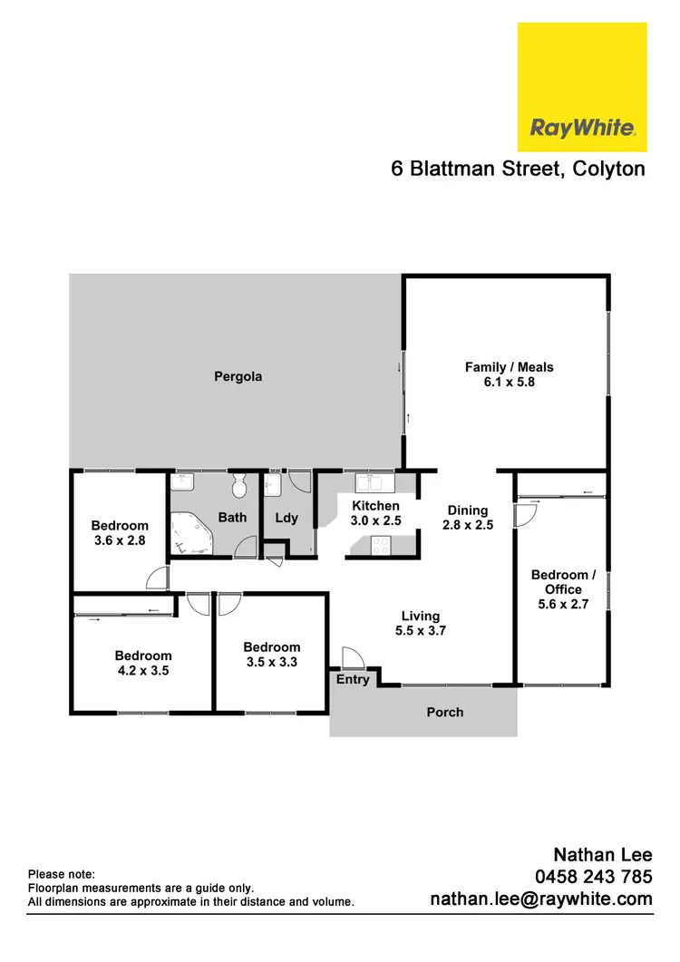Floorplan of Homely house listing, 6 Blattman Street, Colyton NSW 2760