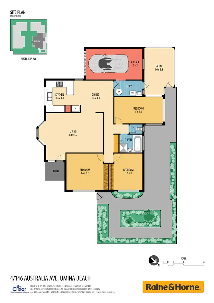 Floorplan of Homely villa listing, 4/146-148 Australia Avenue, Umina Beach NSW 2257