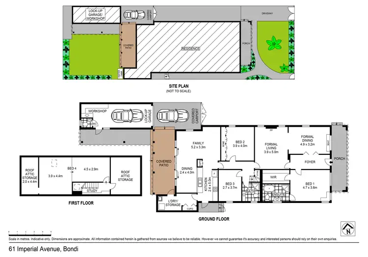 Floorplan of Homely house listing, 61 Imperial Avenue, Bondi NSW 2026