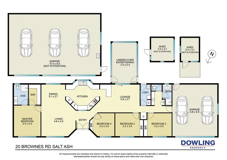 Floorplan of Homely rural property listing, 20 Brownes Rd, Salt Ash NSW 2318