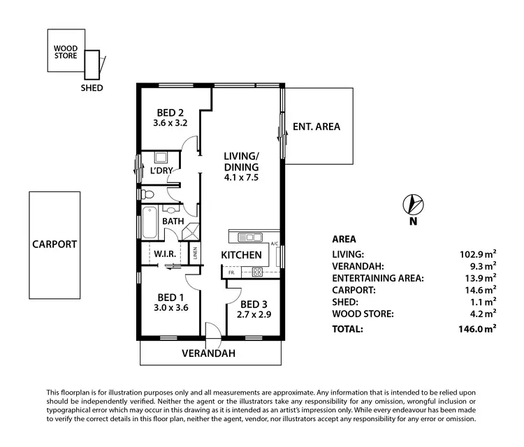 Floorplan of Homely house listing, 3/4 Taylors Lane, Strathalbyn SA 5255