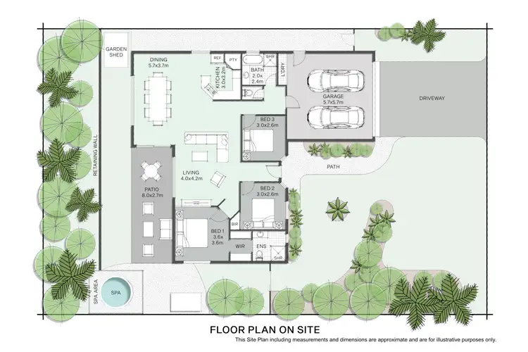 Floorplan of Homely house listing, 6 Kings Place, Burnside QLD 4560
