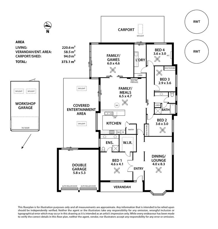 Floorplan of Homely house listing, 2 Bonnar Court, Strathalbyn SA 5255