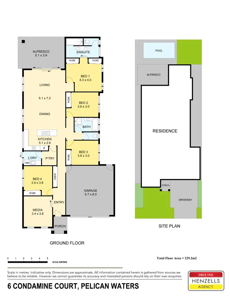 Floorplan of Homely house listing, 6 Condamine Court, Pelican Waters QLD 4551