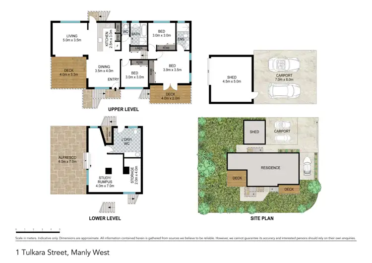 Floorplan of Homely house listing, 1 Tulkara Street, Manly West QLD 4179