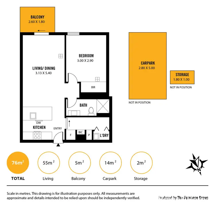 Floorplan of Homely apartment listing, 2207/29 Angas Street, Adelaide SA 5000