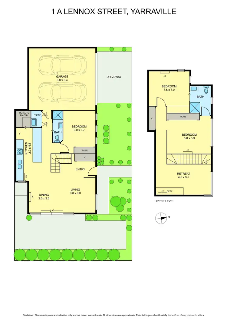 Floorplan of Homely house listing, 1A Lennox Street, Yarraville VIC 3013
