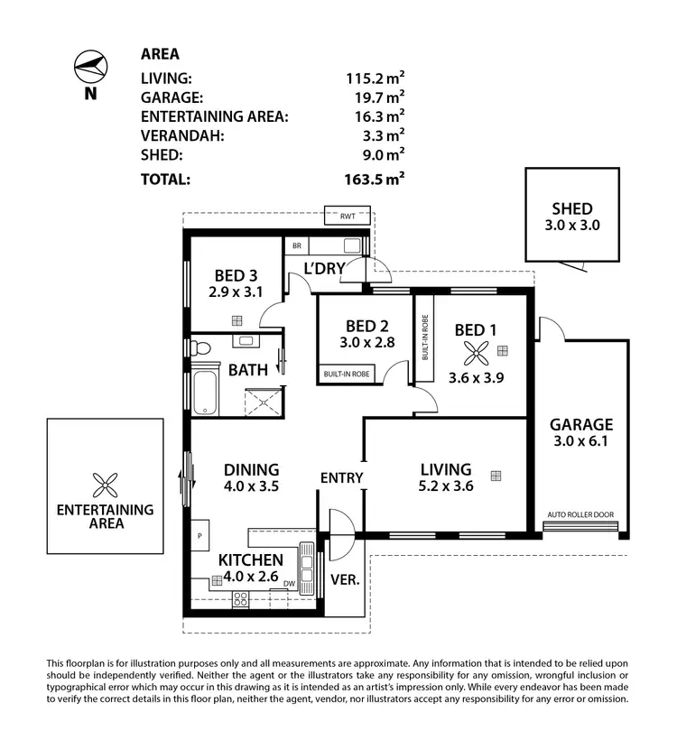 Floorplan of Homely house listing, 3/8 Parker Avenue, Strathalbyn SA 5255