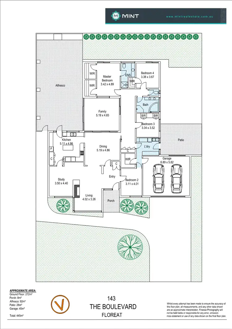 Floorplan of Homely house listing, 143 The Boulevard, Floreat WA 6014