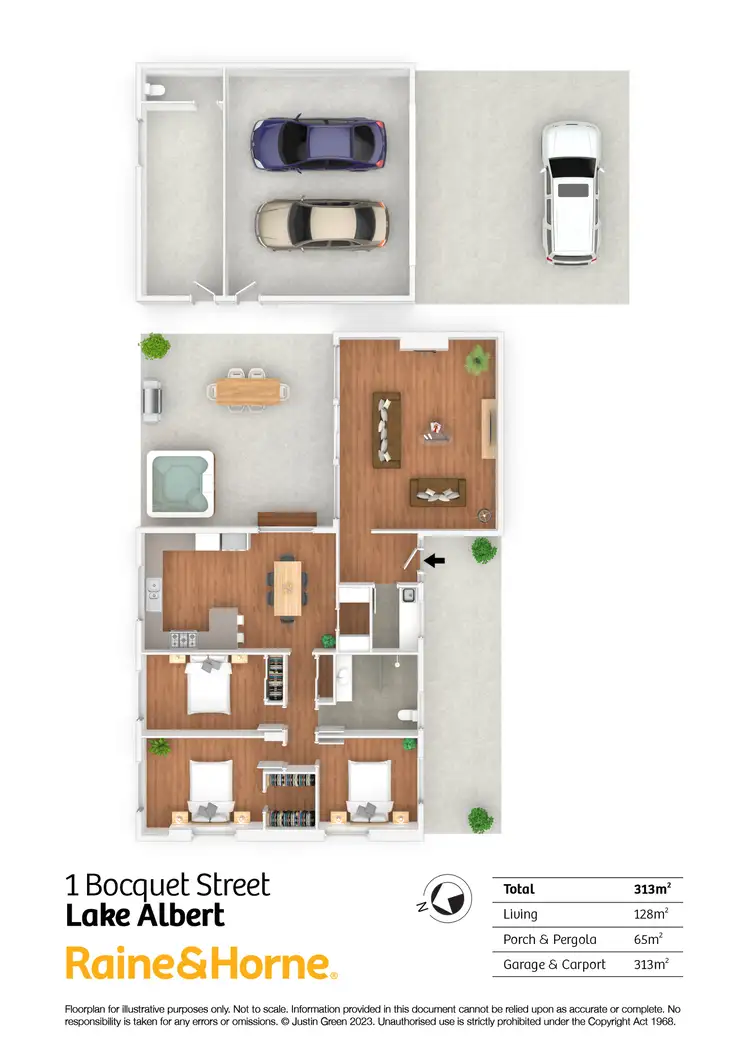 Floorplan of Homely house listing, 1 Bocquet Street, Lake Albert NSW 2650